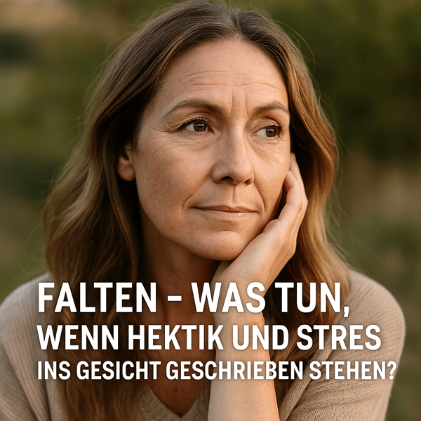 Falten - Was tun wenn Hektik und Stress ins Gesicht geschrieben stehen?