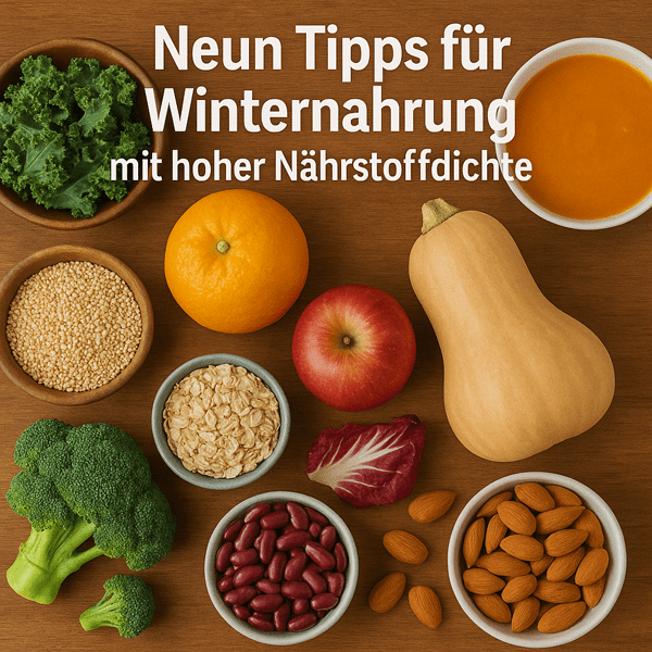 Neun Tipps für Winternahrung mit hoher Nährstoffdichte