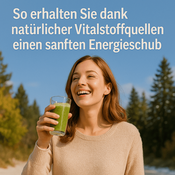 So erhalten Sie dank natürlicher Vitalstoffquellen einen sanften Energieschub