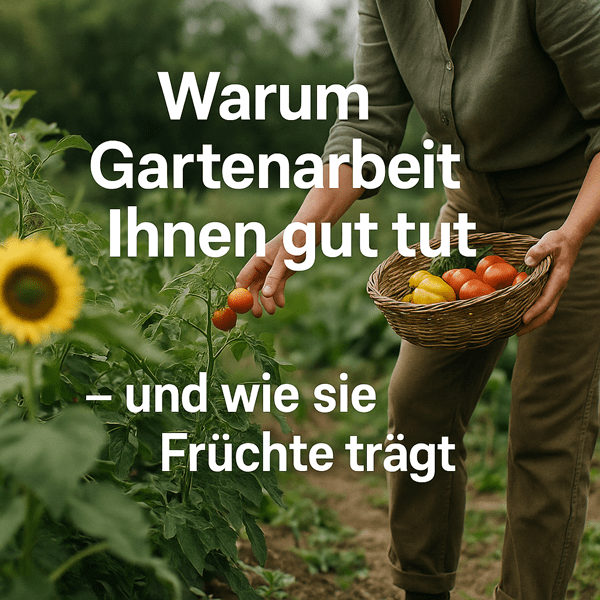 Warum Gartenarbeit Ihnen gut tut – und wie sie Früchte trägt