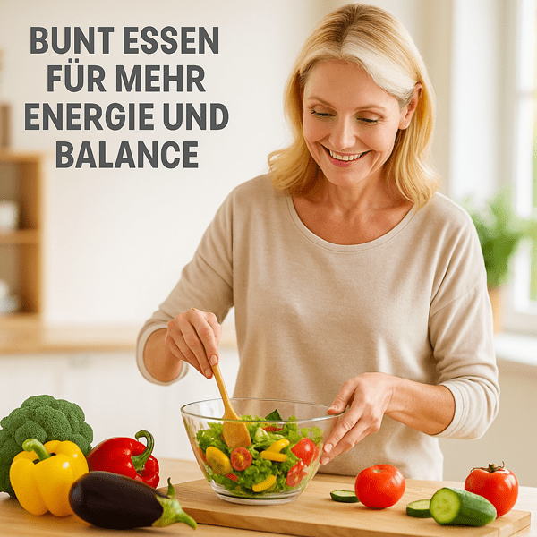 Genussvolle Unterstützung für Energie, Balance und innere Stärke – „Bunt“ essen lohnt sich Genussvolle Unterstützung für Energie, Balance und innere Stärke – „Bunt“ essen lohnt sich