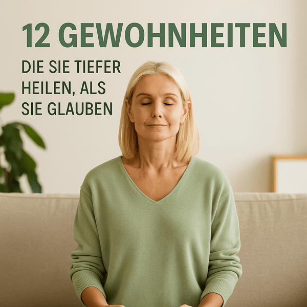 12 Gewohnheiten, die Sie tiefer heilen, als Sie glauben