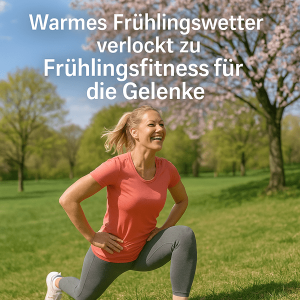 Warmes Frühlingswetter verlockt zu Frühlingsfitness für die Gelenke