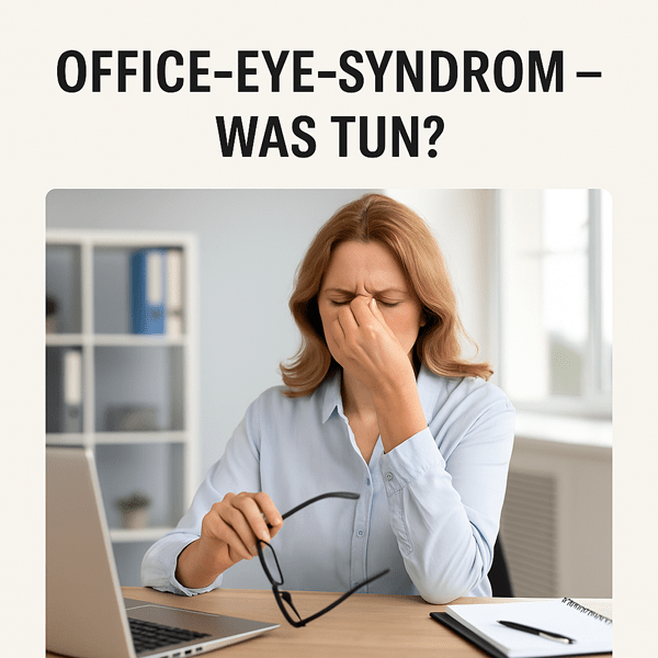 Office-Eye-Syndrom – was tun? Wenn die Augen vom Bildschirm streiken