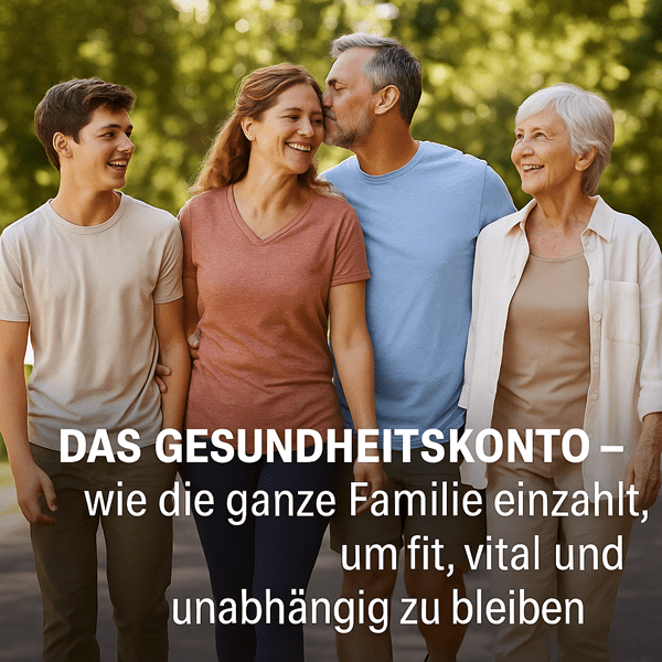 Das Gesundheitskonto – wie die ganze Familie einzahlt, um fit, vital und unabhängig zu bleiben - WebInfos24