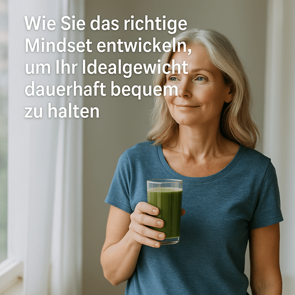 Wie Sie das richtige Mindset entwickeln, um Ihr Idealgewicht dauerhaft bequem zu halten