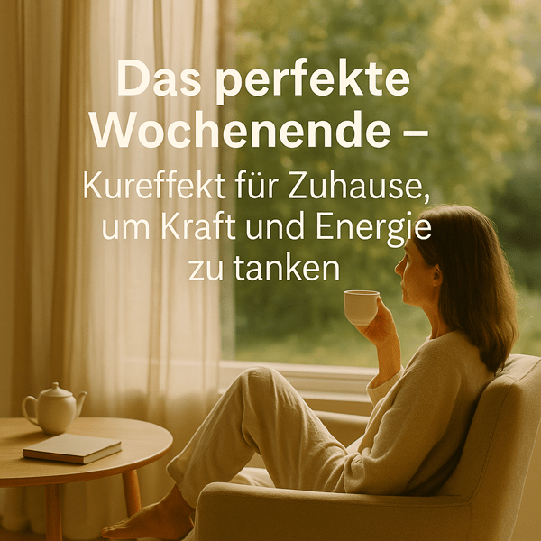 Das perfekte Wochenende – Kureffekt für Zuhause, um Kraft und Energie zu tanken