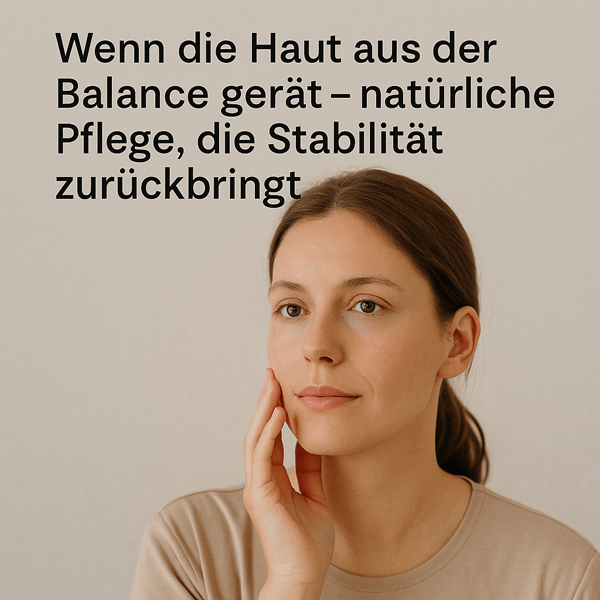 Wenn die Haut aus der Balance gerät – natürliche Pflege, die Stabilität zurückbringt