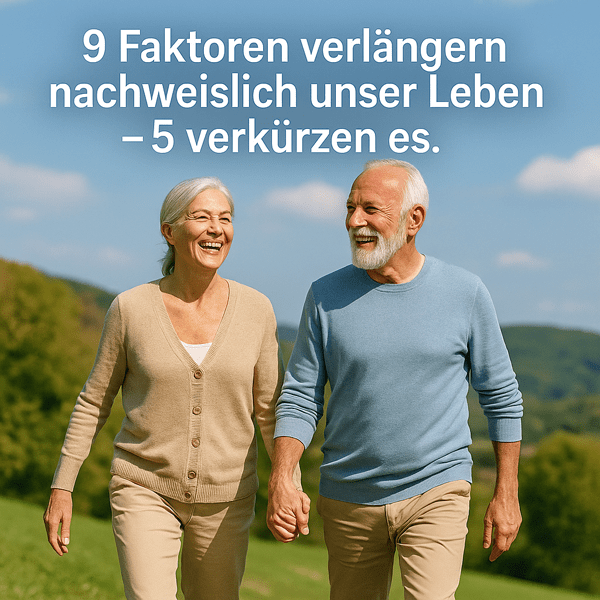 9 Faktoren verlängern nachweislich unser Leben – 5 verkürzen es.