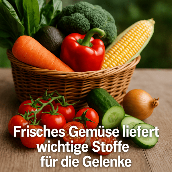 Frisches Gemüse liefert wichtige Stoffe für den Gelenkknorpel