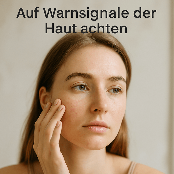 Auf Warnsignale der Haut achten