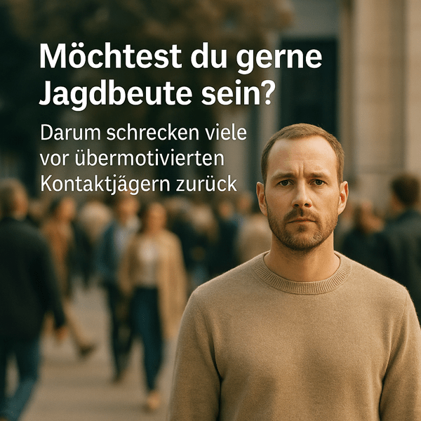 Möchtest du gerne Jagdbeute sein? – Darum schrecken viele vor übermotivierten Kontaktjägern zurück