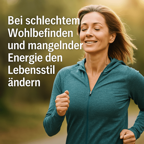 Bei schlechtem Wohlbefinden und mangelnder Energie den Lebensstil ändern