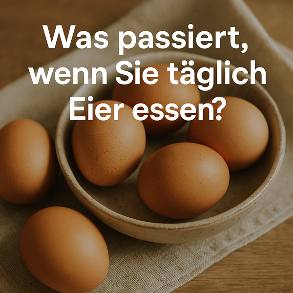 Was passiert, wenn Sie täglich Eier essen?