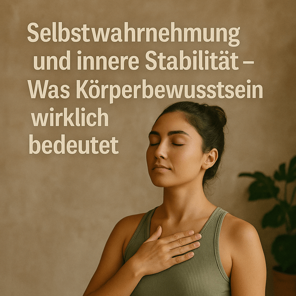 Selbstwahrnehmung und innere Stabilität – Was Körperbewusstsein wirklich bedeutet