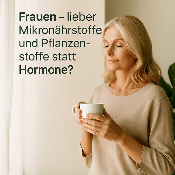 Natürliche Balance statt Hormone – wie Mikronährstoffe Frauen in jeder Lebensphase unterstützen können