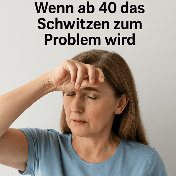 Wenn ab 40 das Schwitzen zum Problem wird