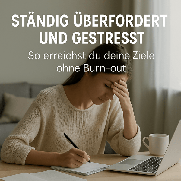 Ständig überfordert und gestresst – So erreichst du deine Ziele ohne Burn-out