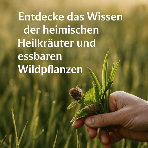 Entdecke das Wissen der heimischen Heilkräuter und essbaren Wildpflanzen – sie können ein Garant fürs Überleben sein