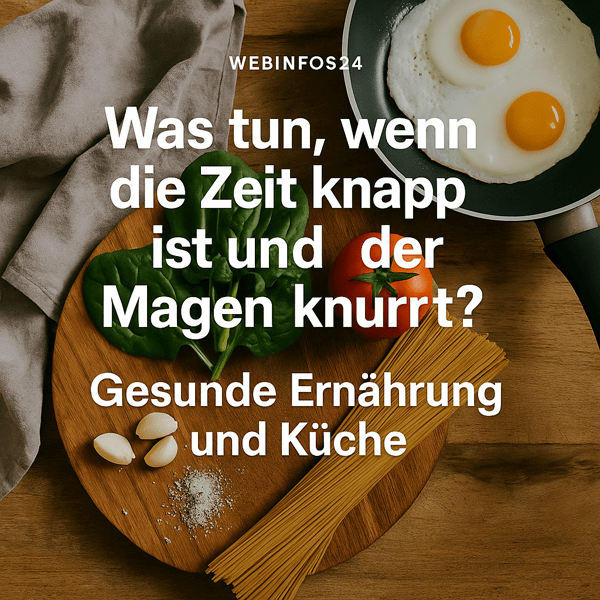 Was tun, wenn die Zeit knapp ist und der Magen knurrt?