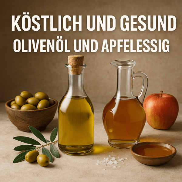 Köstlich und gesund – Olivenöl und Apfelessig