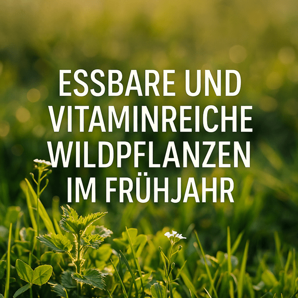 Essbare und vitaminreiche Wildpflanzen im Frühjahr
