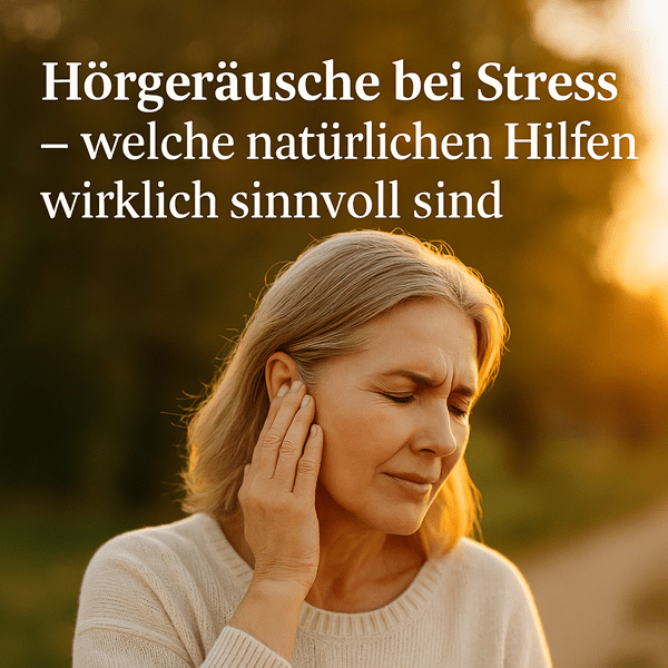 Hörgeräusche bei Stress – welche natürlichen Hilfen wirklich sinnvoll sind