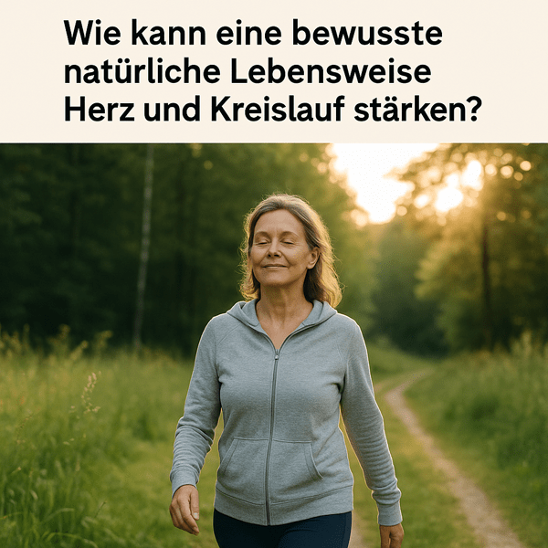 Wie kann eine bewusste natürliche Lebensweise Herz und Kreislauf stärken?